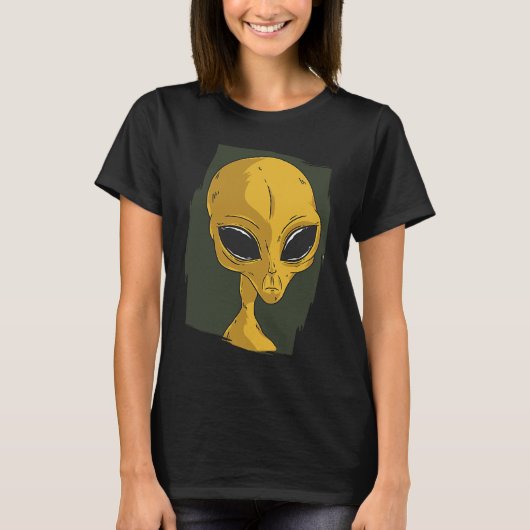 alien space aliens ufo 1 tシャツ (正面)