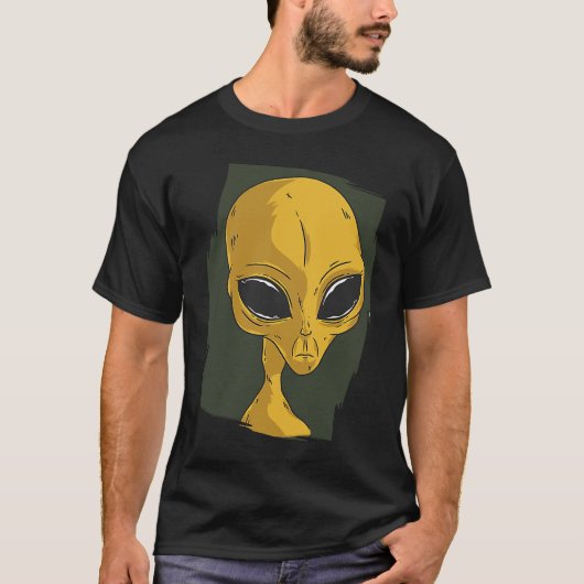 alien space aliens ufo 1 tシャツ (正面)