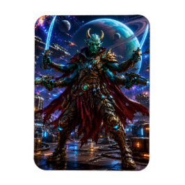 Alien Space Pirate Captain — Four-Armed Warrior マグネット