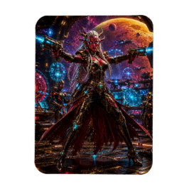 Alien Space Pirate Queen — Twin Blasters マグネット