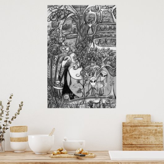 Alien Store Poster ポスター (キッチン)