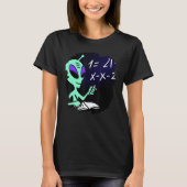 Alien Studying Solving Math Science Physics Equati Tシャツ (正面)