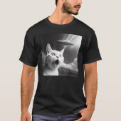 Alien UFO  Cat 1 Tシャツ (正面)