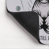 Alien UFO Sphynx Cat Illustration マウスパッド (コーナー)