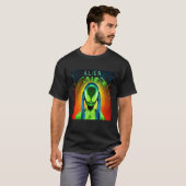 Alien UFO UAP 51 area grey out of this world creat Tシャツ (正面フル)