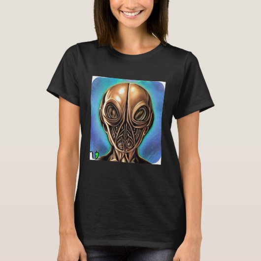Alien UFO UAP 51 area grey out of this world creat Tシャツ (正面)