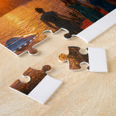 Alien UFOs SciFi Fantasy San Francisco Golden Gate ジグソーパズル (側面)