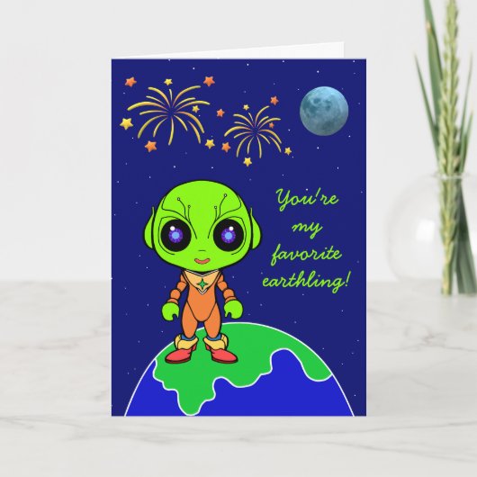 Alien Valentine's card by Jo Images 案内状 (正面)