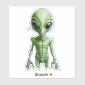 Alien vert シール (シート)