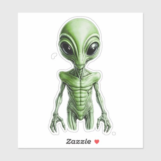 Alien vert シール (シート)