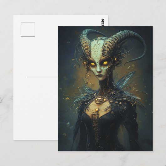 Alien Woman ポストカード (正面/裏面)