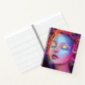 Alien Woman with Cosmic Hair  ノートブック (内部)