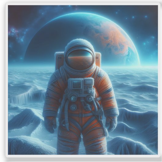 Alien World Explorer Under Distant Planet シール (正面)