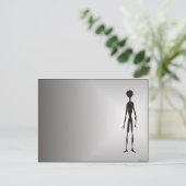 ALIENATED SFICTIONファンタジー宇宙ウォークエイリアン ポストカード (スタンド正面)