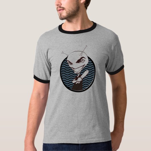 AlienProbeの男 Tシャツ (正面)