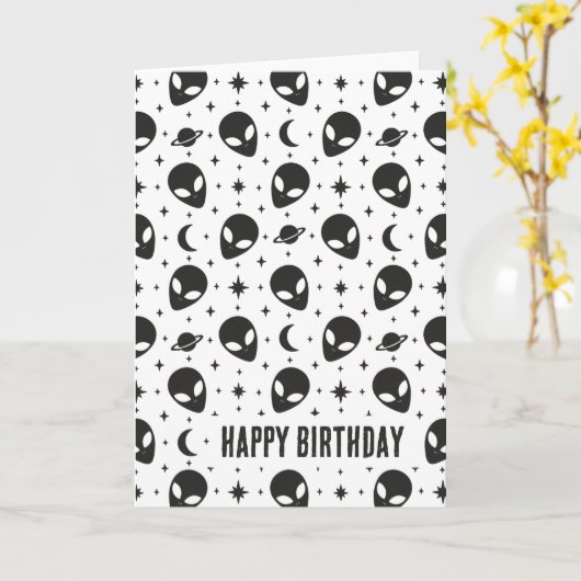 Aliens and Stars カード (黄色い花)