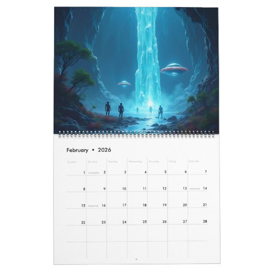 Aliens and UFOs | Ufology カレンダー (2月 2026)