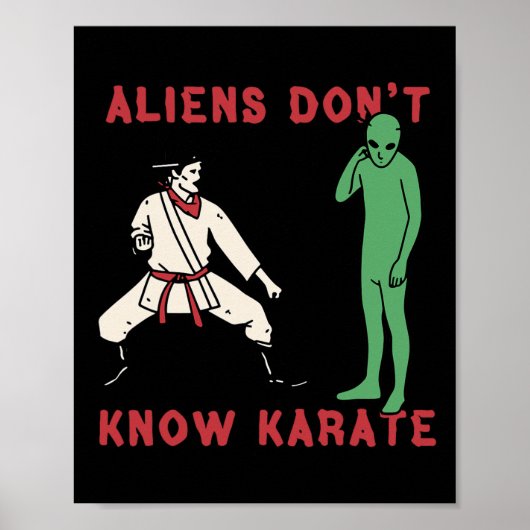 Aliens Don't Know Karate 4  ポスター (正面)