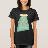 Aliens Eggs Ship  Alien Saying  for Kids Youth Tシャツ (正面)