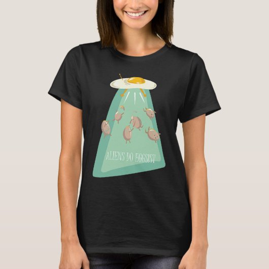 Aliens Eggs Ship  Alien Saying  for Kids Youth Tシャツ (正面)