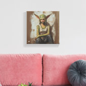 Aliens Exist キャンバスプリント (インサイチュ (リビング))