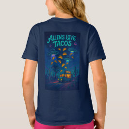 Aliens Love Tacos Tシャツ