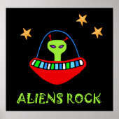 aLiEnS rOcK! ポスター (正面)
