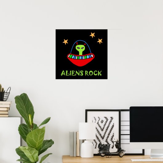 aLiEnS rOcK! ポスター (ホームオフィス)