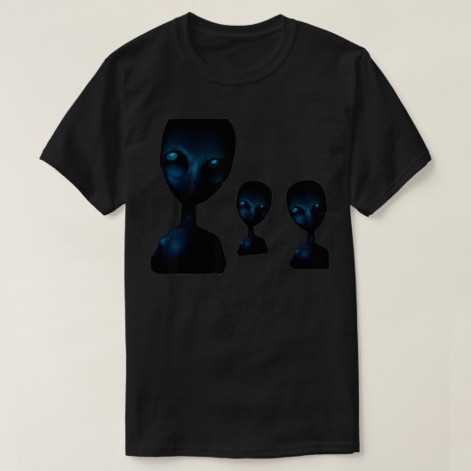 Aliens Tee Believe in Alien Tee Ufo's Believer Hun Tシャツ (デザイン正面)