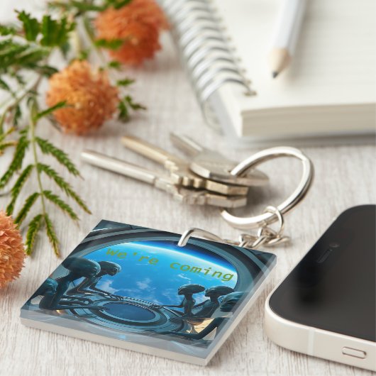 Aliens: We're Coming キーホルダー (正面右)