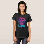 Aliensaで存在するエイリアンIエイリアン挨拶 Tシャツ (正面フル)