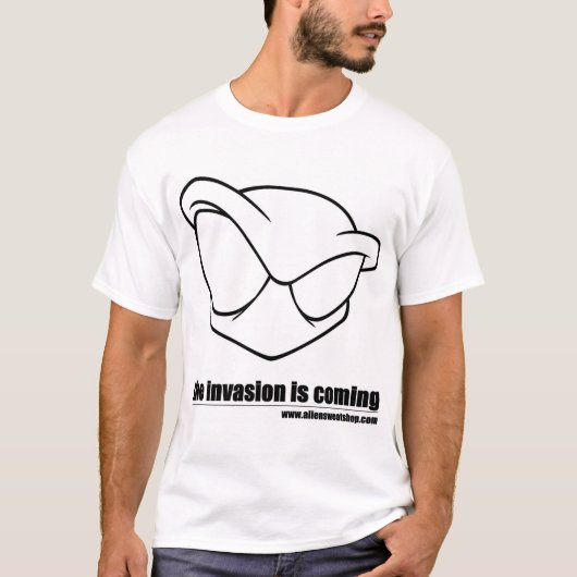 aliensweatshop.com -中心のTシャツ Tシャツ (正面)