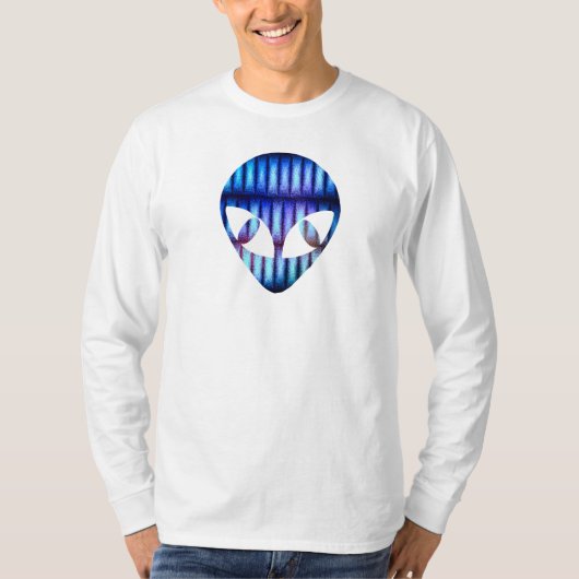 Alienwareの長袖の人のTシャツ Tシャツ (正面)