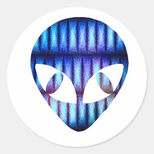 Alienwareステッカー ラウンドシール (正面)