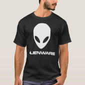 Alienware DellゲームロゴホワイトエッセンシャルTシャツ Tシャツ (正面)
