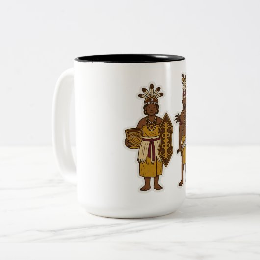 Alifuru Ina & Ama ツートーンマグカップ (正面左)