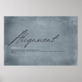 Align Your Energy: Inspirational Wall Art for Mind ポスター (正面)