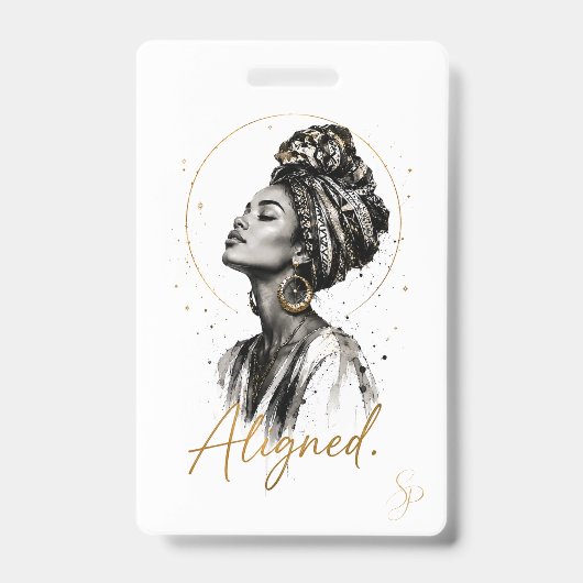 Aligned. スペシャルエディジョンバッジ | ボヘミアンスタイルの芸術 バッジ (正面)