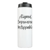 Aligned. Empowered. Unstoppable. タンブラー (正面)