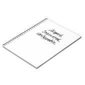 Aligned. Empowered. Unstoppable. ノートブック (左側)