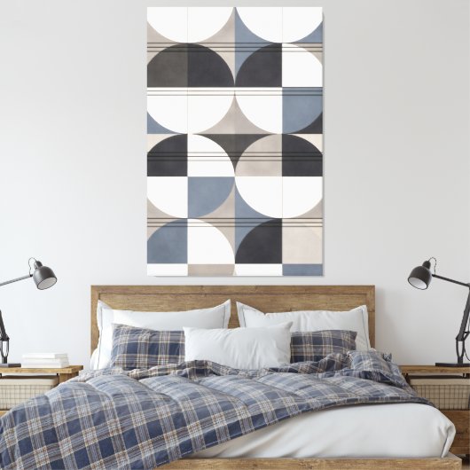 Aligned Silence キャンバスプリント (インサイチュ (寝室))