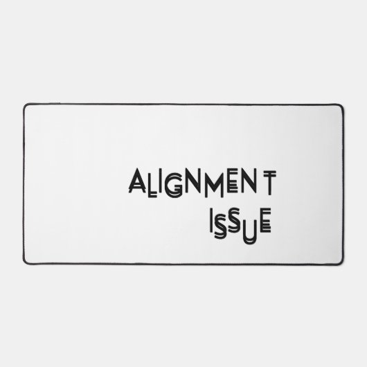 Alignment Issue テクニカル スタジオ デスク マット (正面)