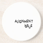 Alignment Issue Absorbent Natural Sandstone  コースター (正面)
