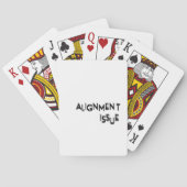 Alignment Issue Designer Strategy Playing Cards トランプ (裏面)