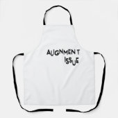 Alignment Issue Industrial Heavy Duty Canvas エプロン (正面)