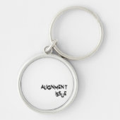 Alignment Issue Industrial Metal  キーホルダー (正面)