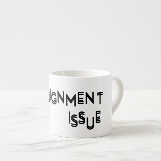 Alignment Issue Minimalist Reset Espresso Cup エスプレッソカップ (正面右)
