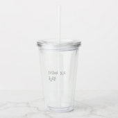 Alignment Issue Reusable Workspace アクリルタンブラー (正面)