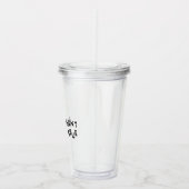 Alignment Issue Reusable Workspace アクリルタンブラー (右)