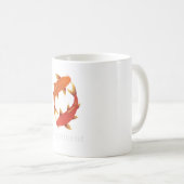 Alignment – Koi Fish Symbol of Balance, Clarity コーヒーマグカップ (正面右)